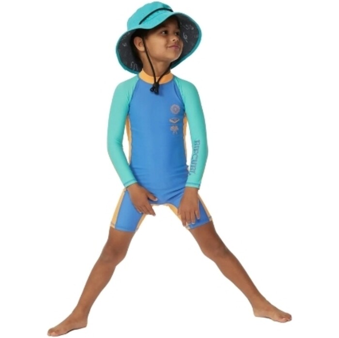 2024 Rip Curl Boys Mystic UPF Long Sleeve Surfsuit TNNTRV Blue Yonder Wetsuits Wetsuit Outlet